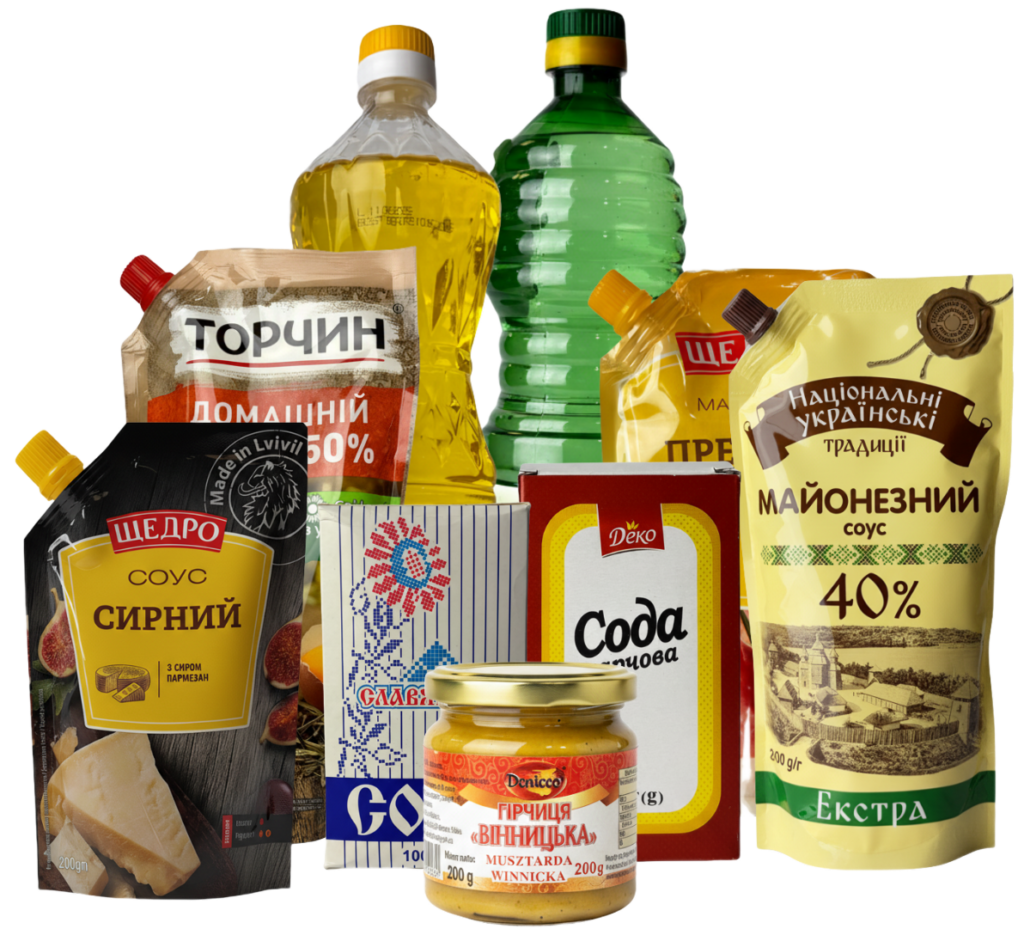 Соуси та олії