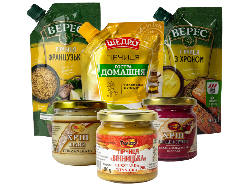 Гірчиця, хрін