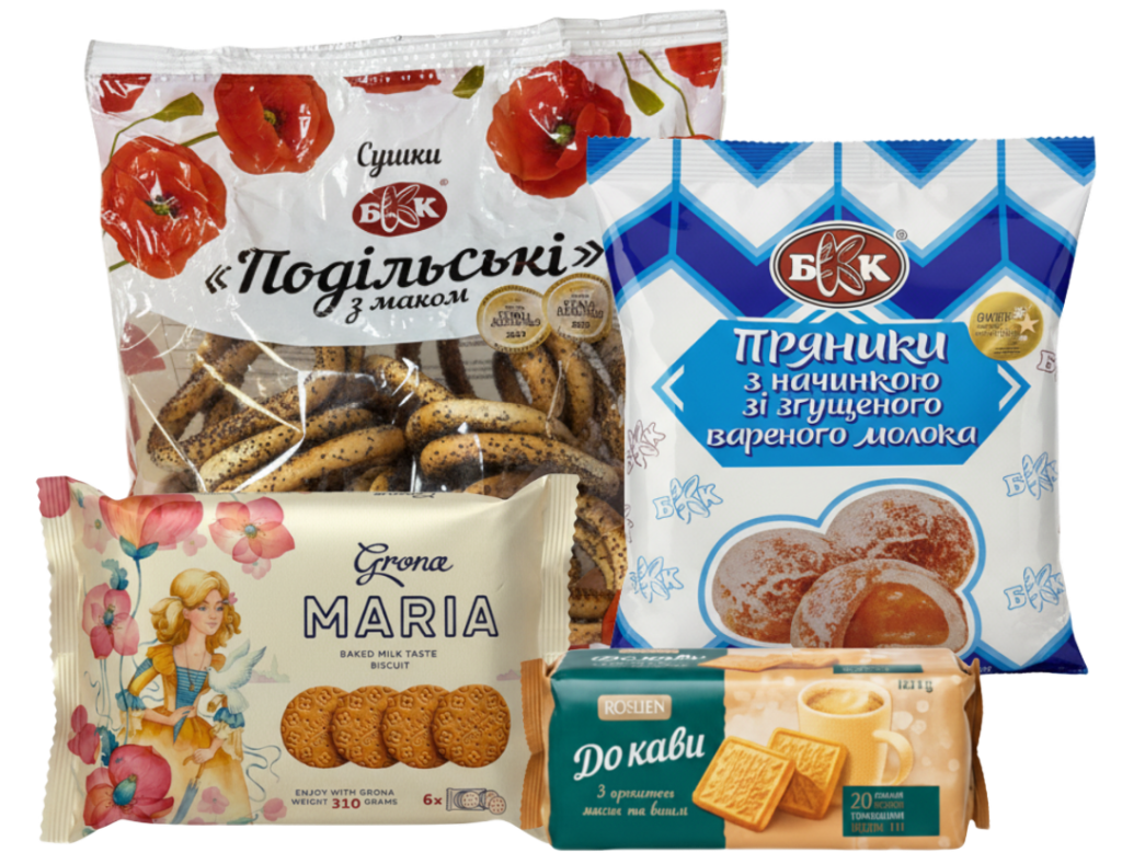 Пряники, бублики, тістечка