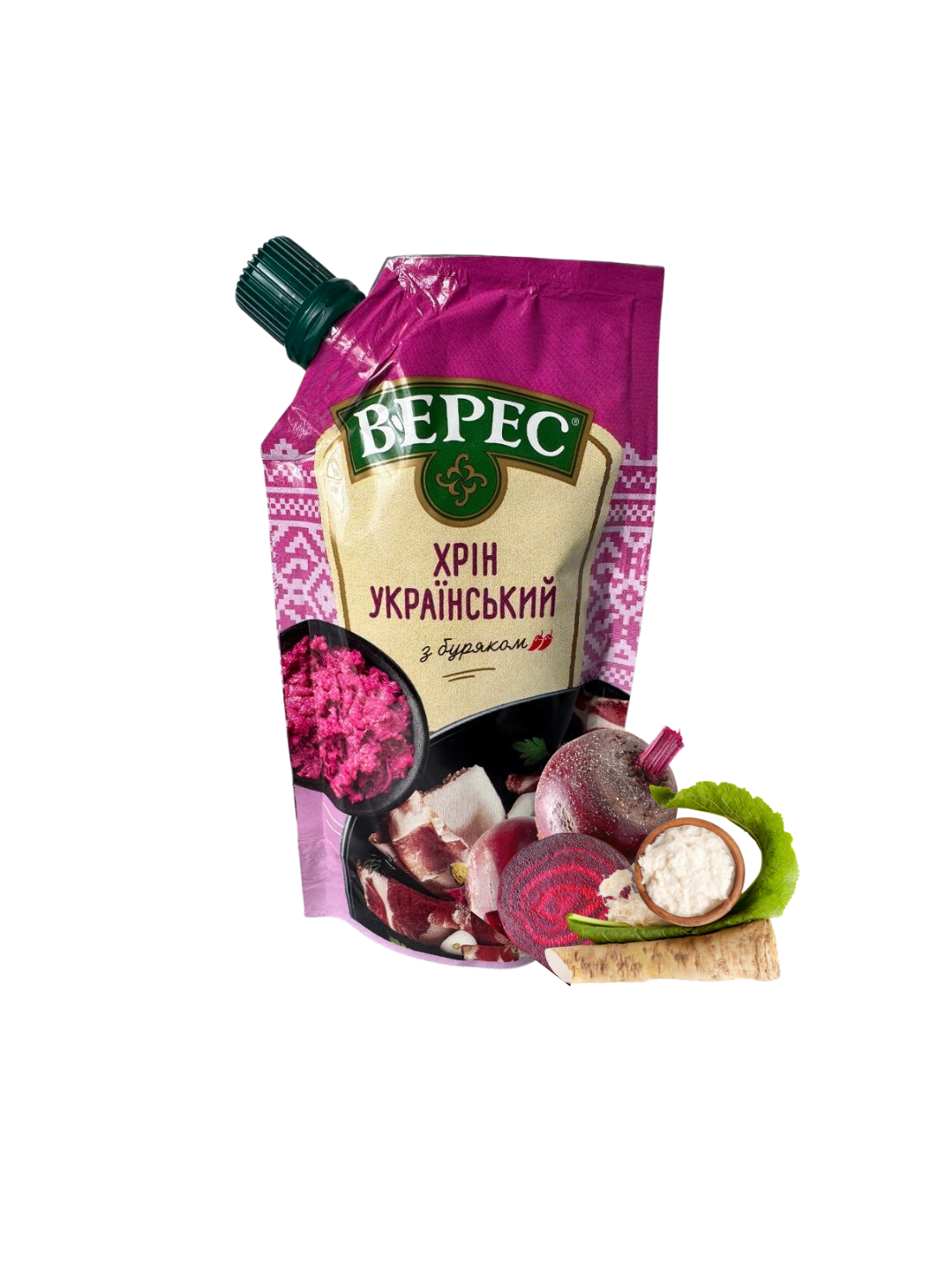 Хрін Український з буряком Верес, 130г