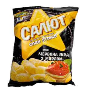 Chrupki kukurydziane Salut o smaku kawioru z masłem, 45g
