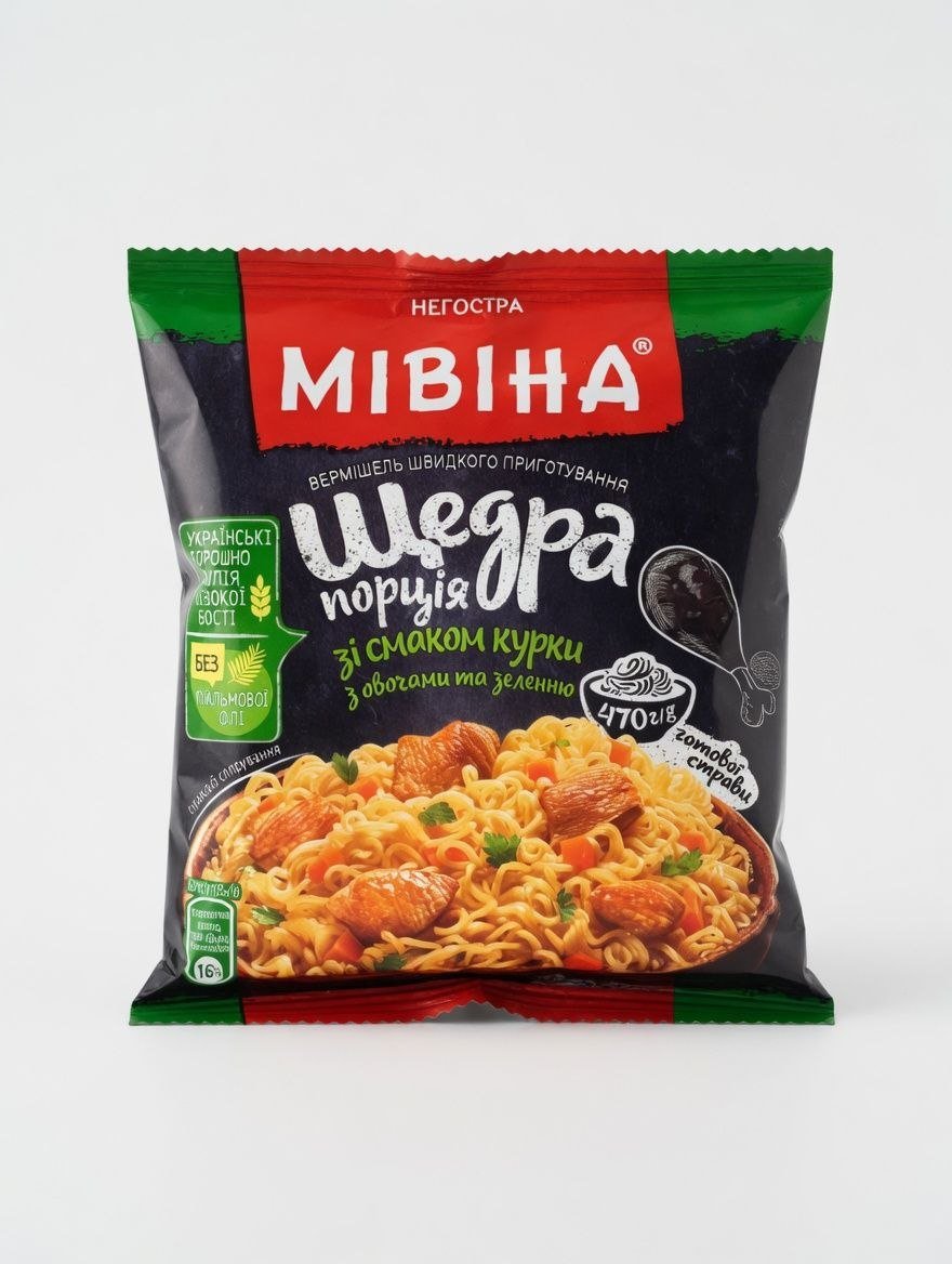 Вермішель Мівіна смак курки,73,5г