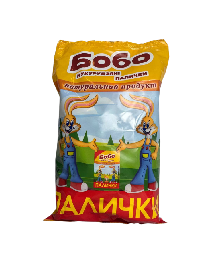 Кукурудзяні палички солодкі «Бобо» 140г