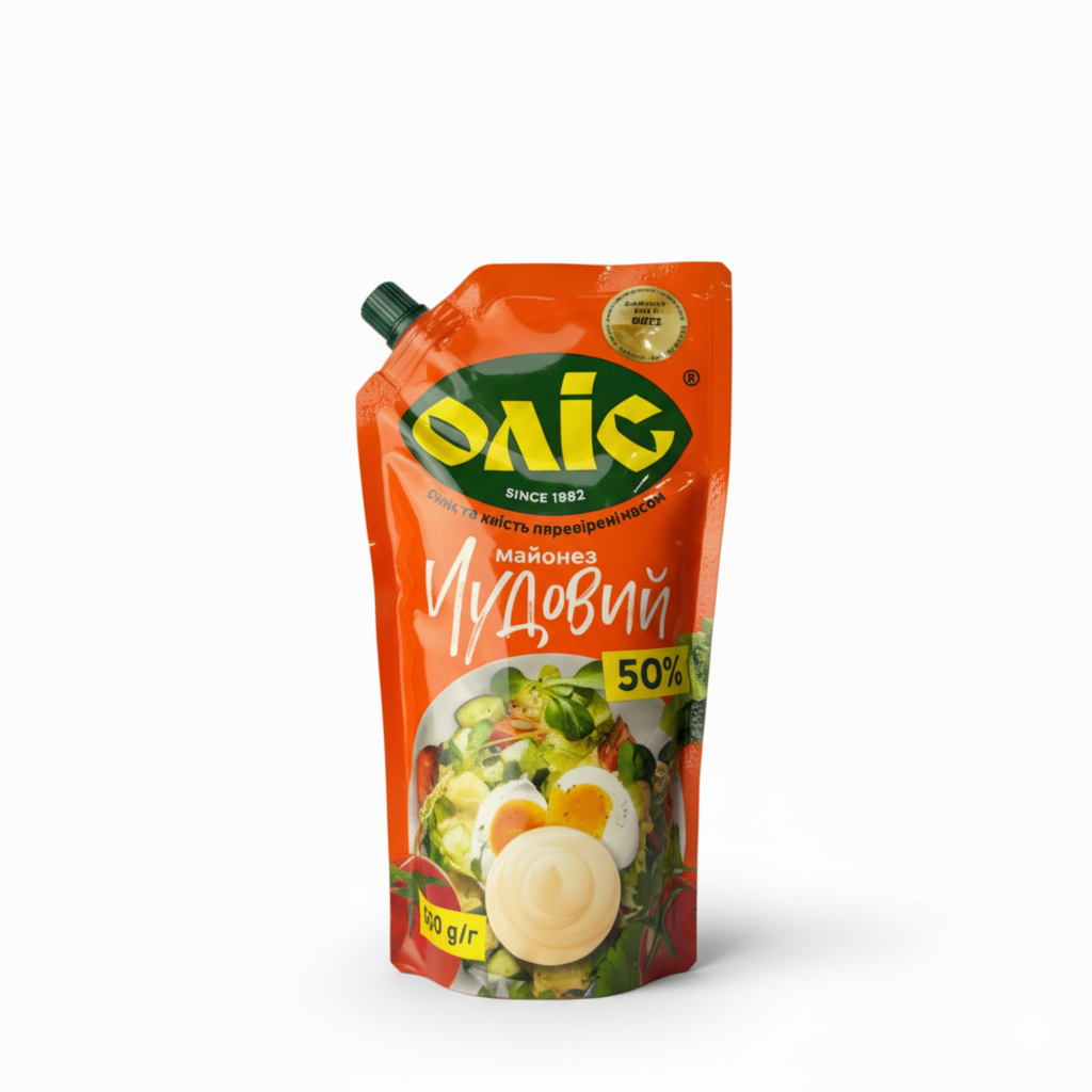 Майонез «Оліс» Чудовий 50%, 560g