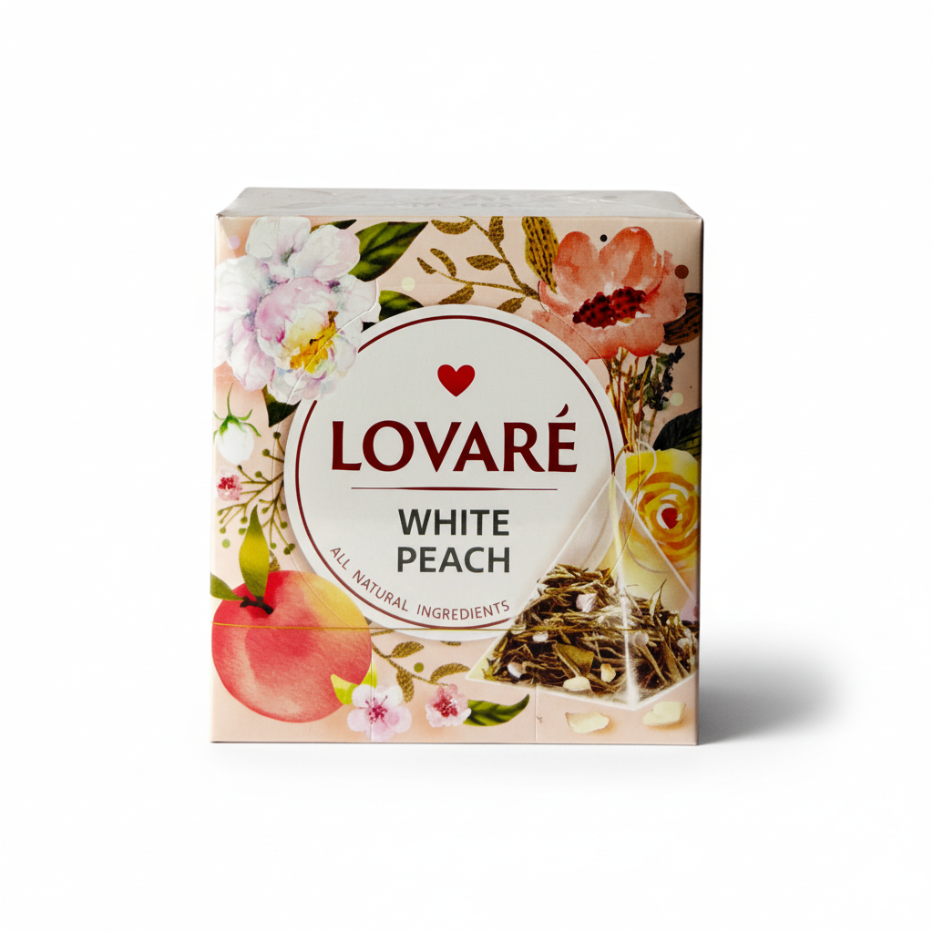 Чай чорний Ловаре White Peach, 30г