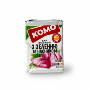 Ser topiony z zielenią i czosnkiem 75g Komo