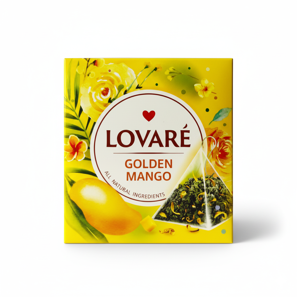 Herbata Zielona Lovare Golden Mango, 30g