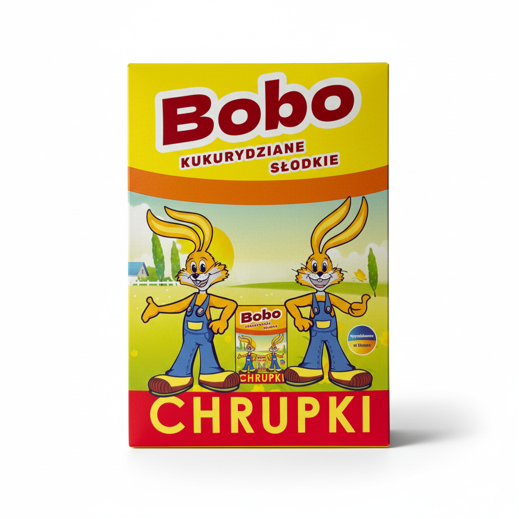 Chrupki kukurydziane słodkie „Bobo” 140g