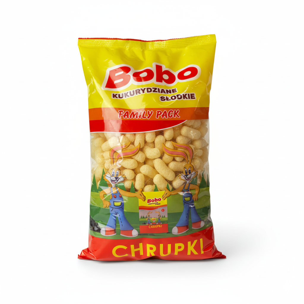 Chrupki kukurydziane słodkie „Bobo” 280g