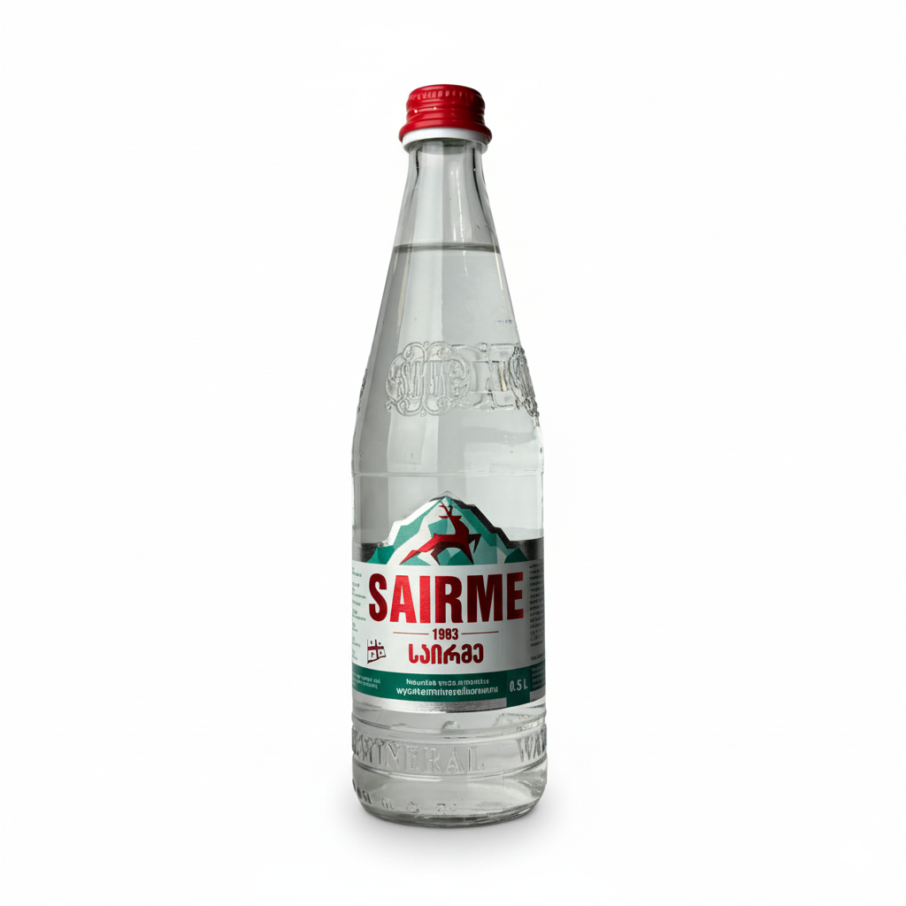 Woda mineralna Sairme gazowana 500ml
