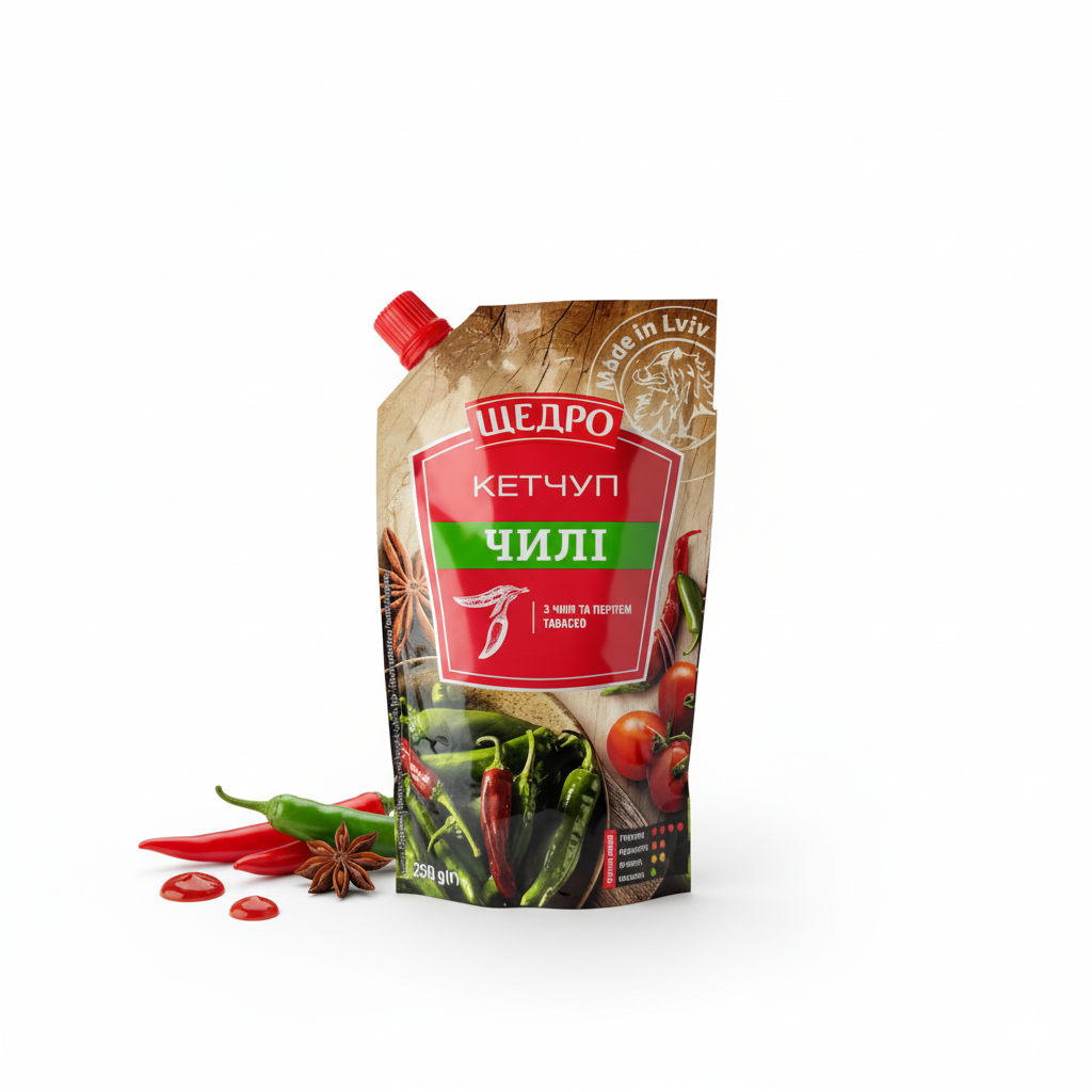 Кетчуп Щедро Чилі, 250г