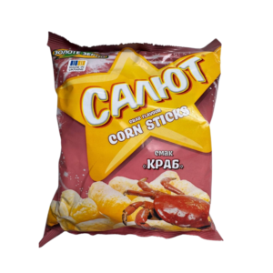 Палички кукурудзяні Салют зі смаком краба, 45г