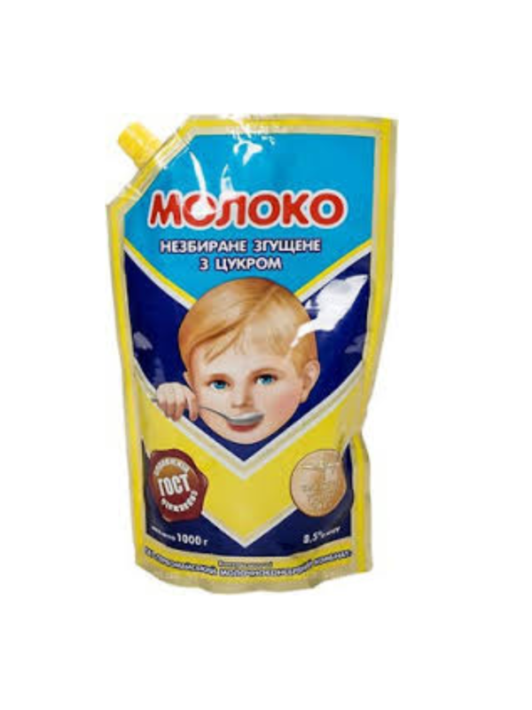 Mleko skondensowane „Pierwomajsk” 1000g (doy-pack)