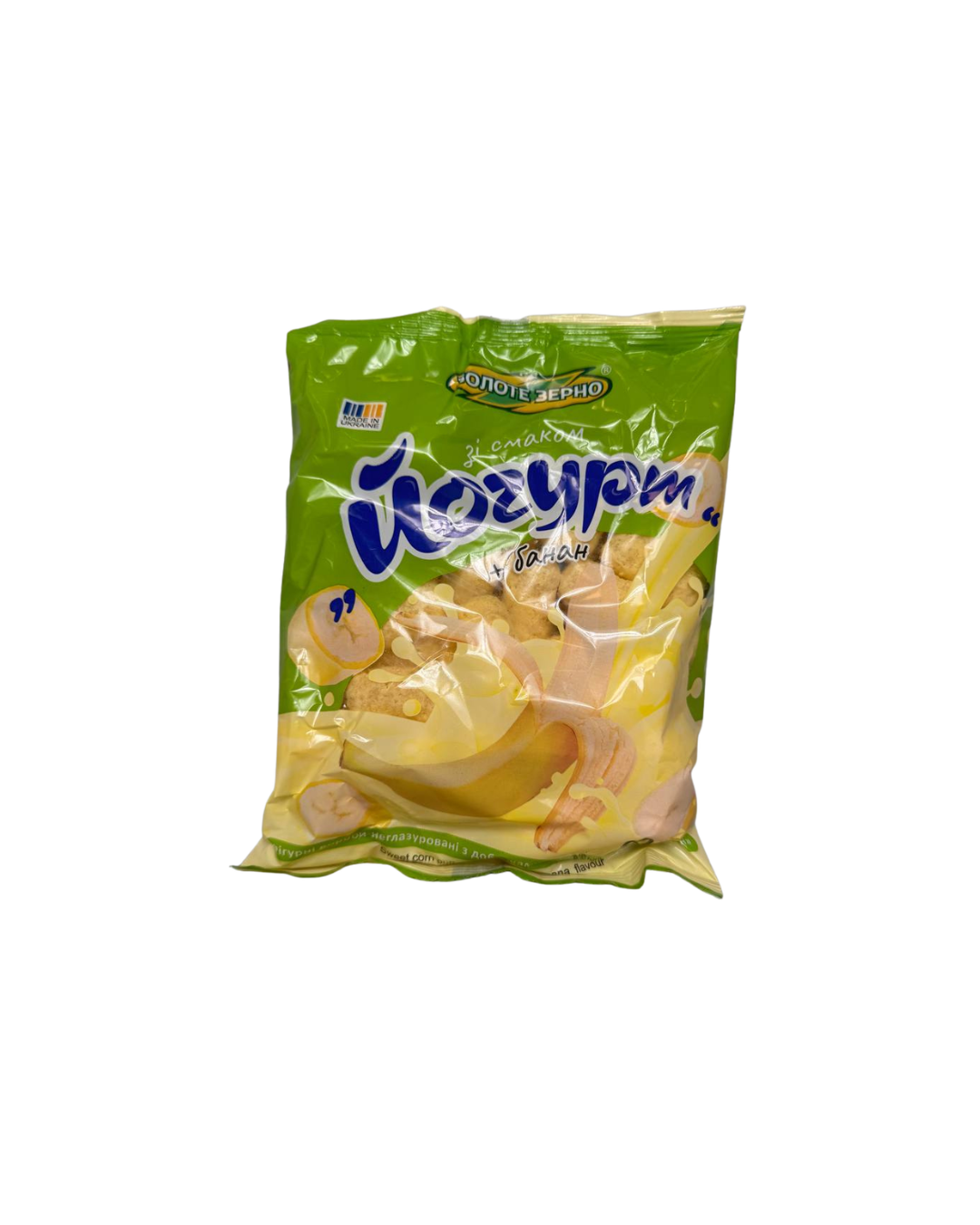 Chrupki kukurudziane o smaku Jogurtowo-Bananowym „Zolote Zerno” 60g