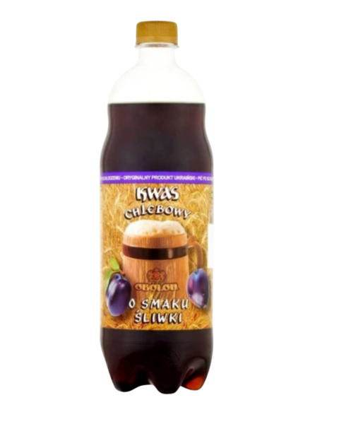 Kwas o smaku śliwkowym Obolon 1l (pet) ZWR