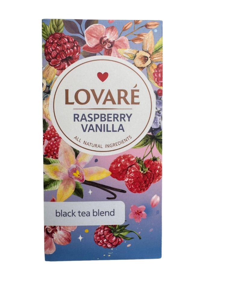 Herbata owocowo-ziołowa „Lovare” „Raspberry Vanilla” 48g