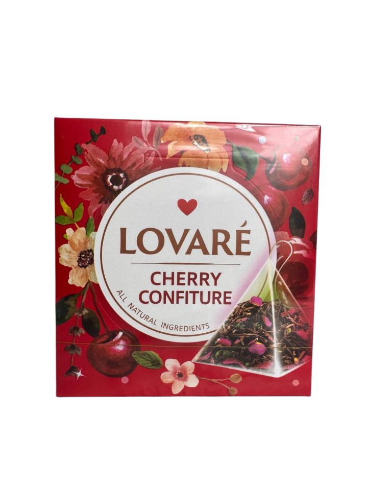 Herbata zielona z dodatkami „Lovare” „Cherry Confiture” 30g