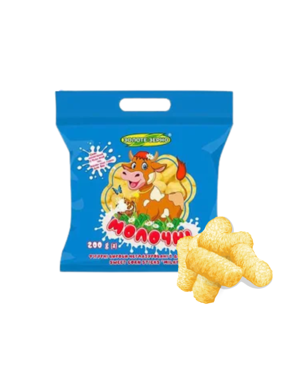 Chrupki kukurudziane Mleczne „Zolote Zerno” 200g