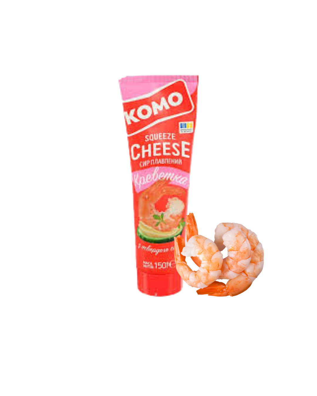 Ser topiony o smaku krewetkowym Komo 150g
