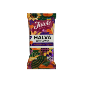 Chałwa słonecznikowa „Zhaivir” owocowa, 160g