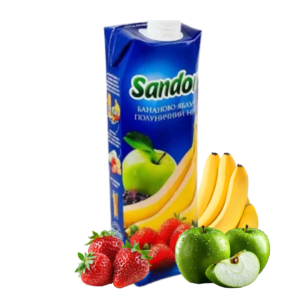 Nektar jabłko-banan-truskawka Sandora 950ml
