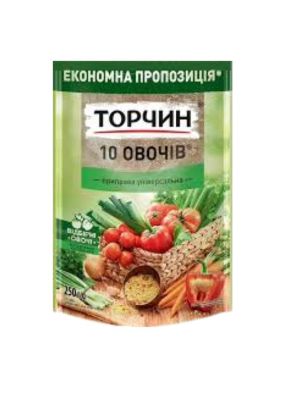 Приправа універсальна «10 овочів» Торчин 250г
