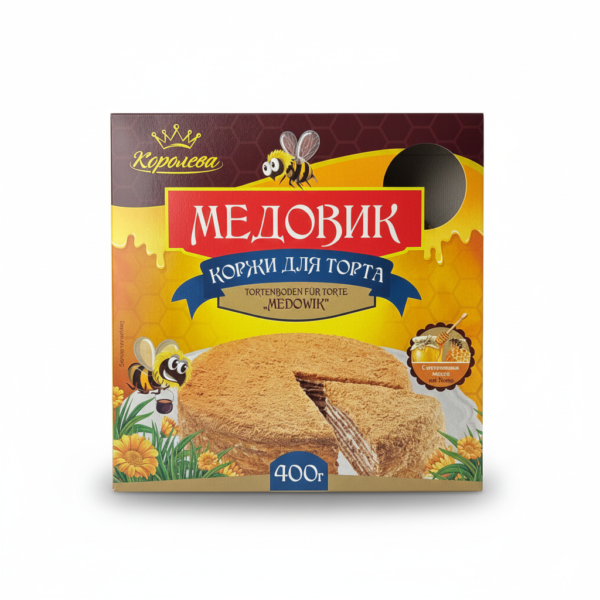 Коржі для торта Медовик «Королева» 400г