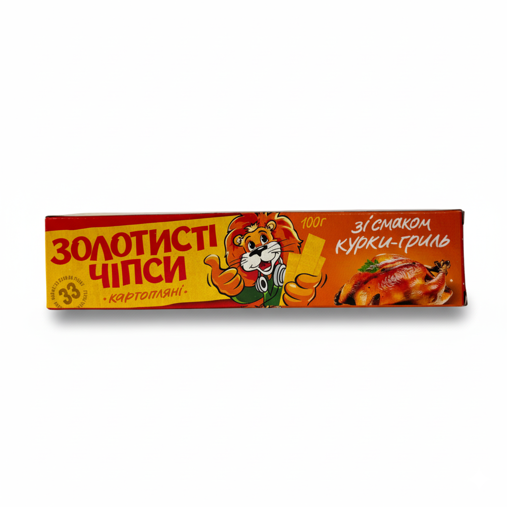 Chipsy „Złociste” o smaku kurczaka 100g