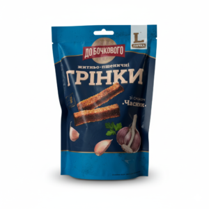 Grzanki "Flint" Do beczkowego o smaku czosnku 130g