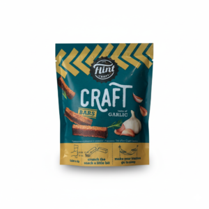 Grzanki „Flint” Craft o smaku czosnku 90g