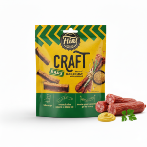 Грінки «Флінт» Craft зі смаком кабаносів з гірчицею 90г