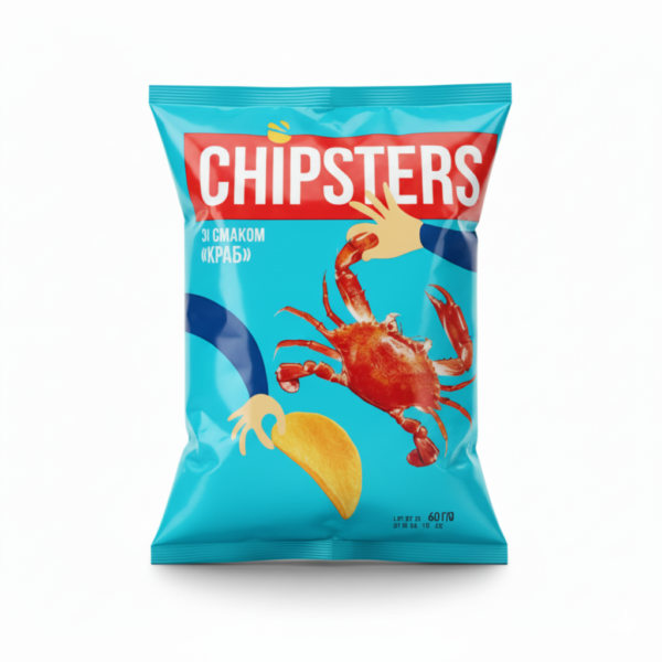 Chipsy „Chipsters” o smaku kraba 60g