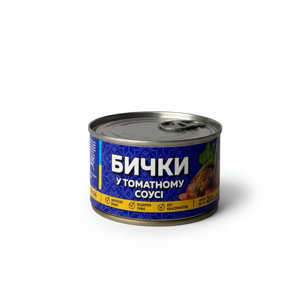Бички в томатному соусі „Veladis” 230г