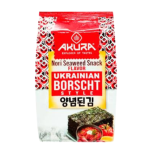 Chipsy nori "Akura" o smaku Barszczu 4,5g