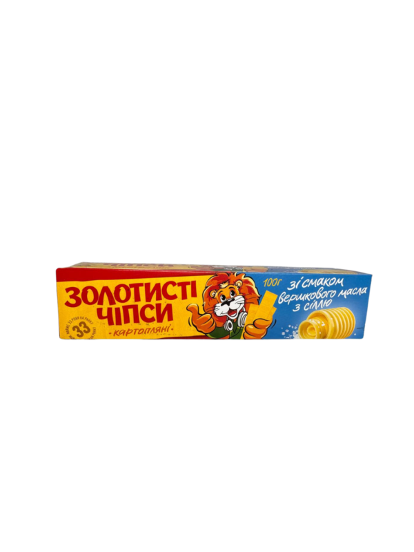 Chipsy ziemniaczane „Złociste” o smaku masła z solą 100g