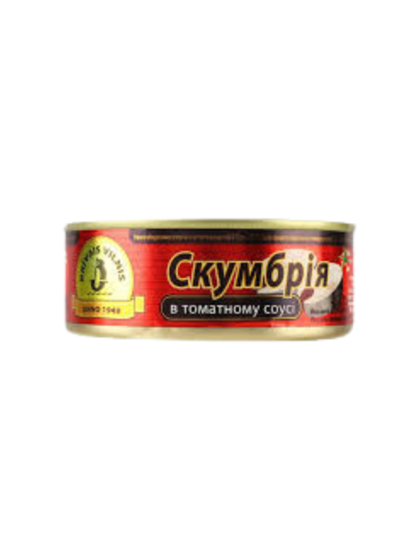 Makrela smażona w sosie pomidorowym 240g