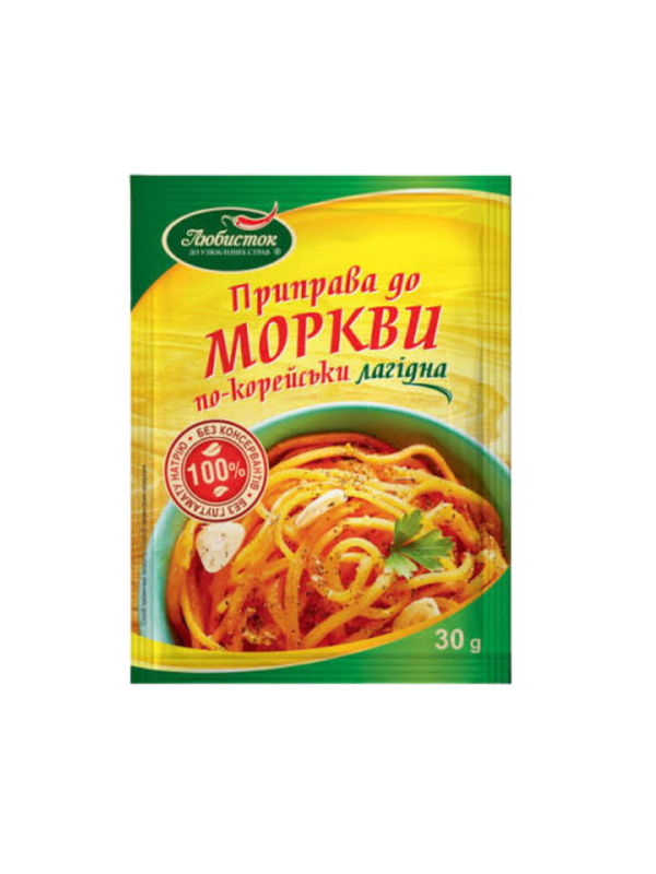 Przyprawa do marchwi po koreańsku łagodna 30g Lubystok