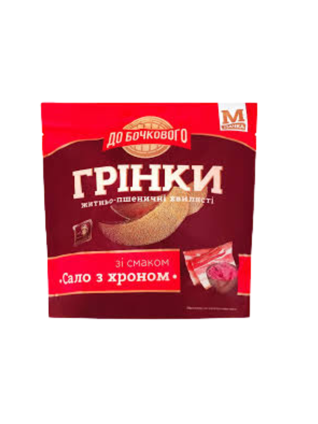 Сухарики „Флінт” До бочкового зі смаком сала з хроном 90г