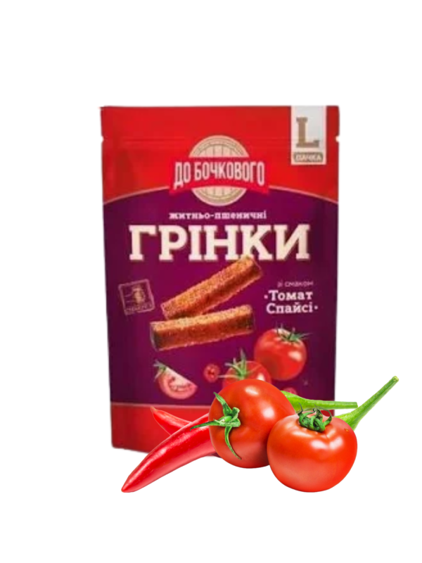 Grzanki „Flint” Do beczkowego o smaku tomat spicy 130g