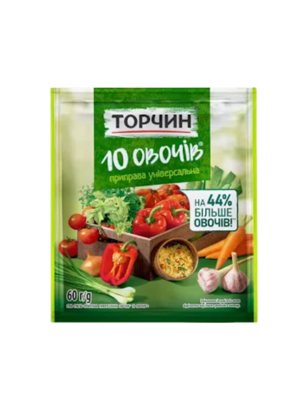 Przyprawa uniwersalna „10 warzyw” Torczyn 60g