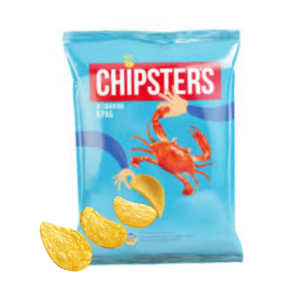 Chipsy „Chipsrter`s” o smaku kraba 120g