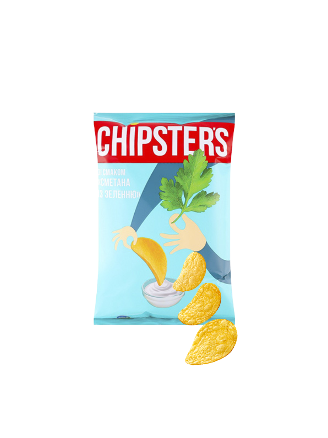 Chipsy „Chipsrter`s” o smaku śmietany z ziołami 120g