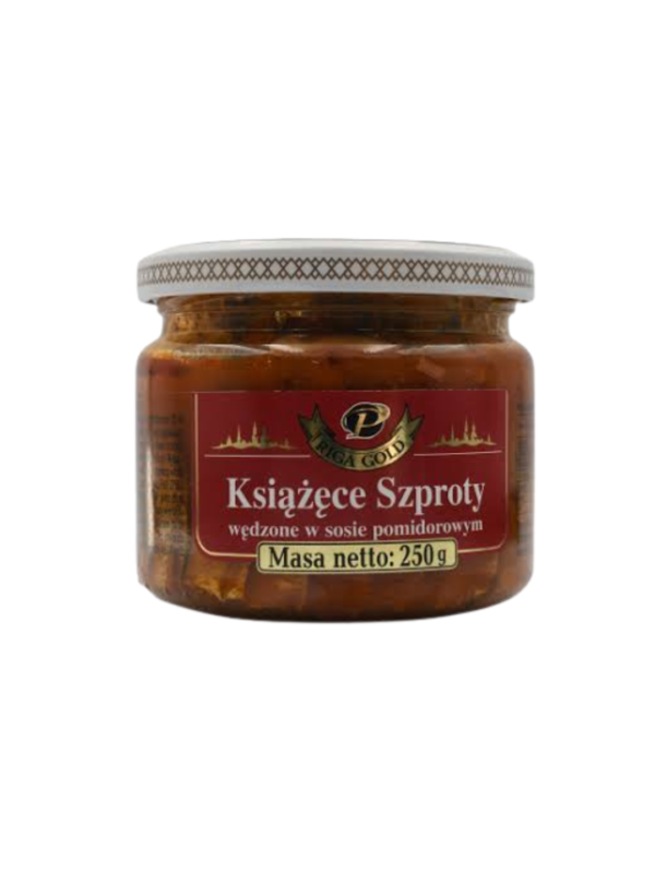 Szproty w sosie pomidorowym "Riga Gold" 280g