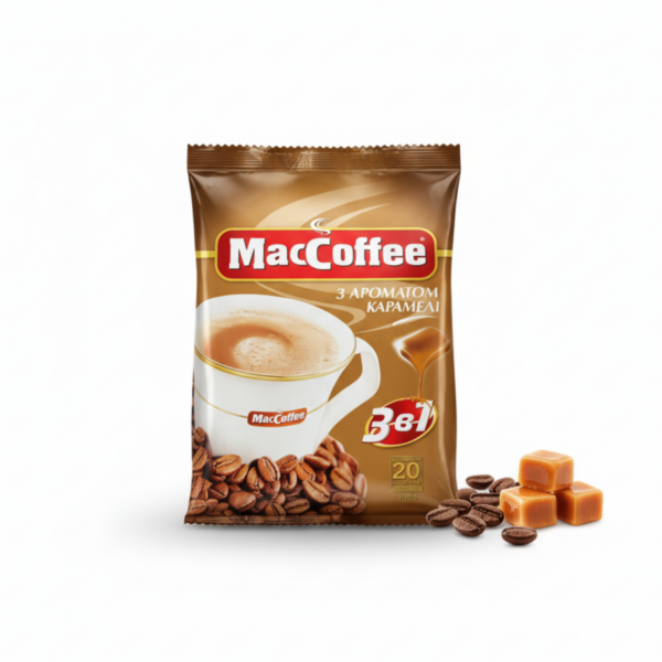 Napój kawowy 3w1 MacCoffee Caramel 360g