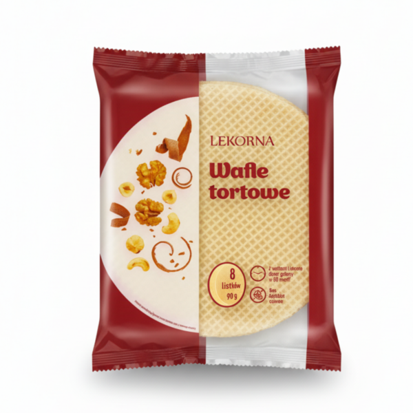 Wafle tortowe Lekorna klasyczne 90g