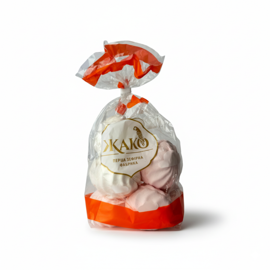 Зефір біло-рожевий "Жако" ваговий