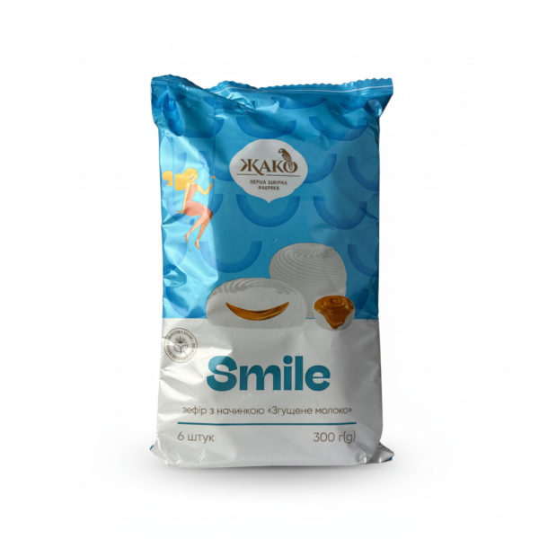 Зефір зі смаком згущеного молока "Smile" 300г