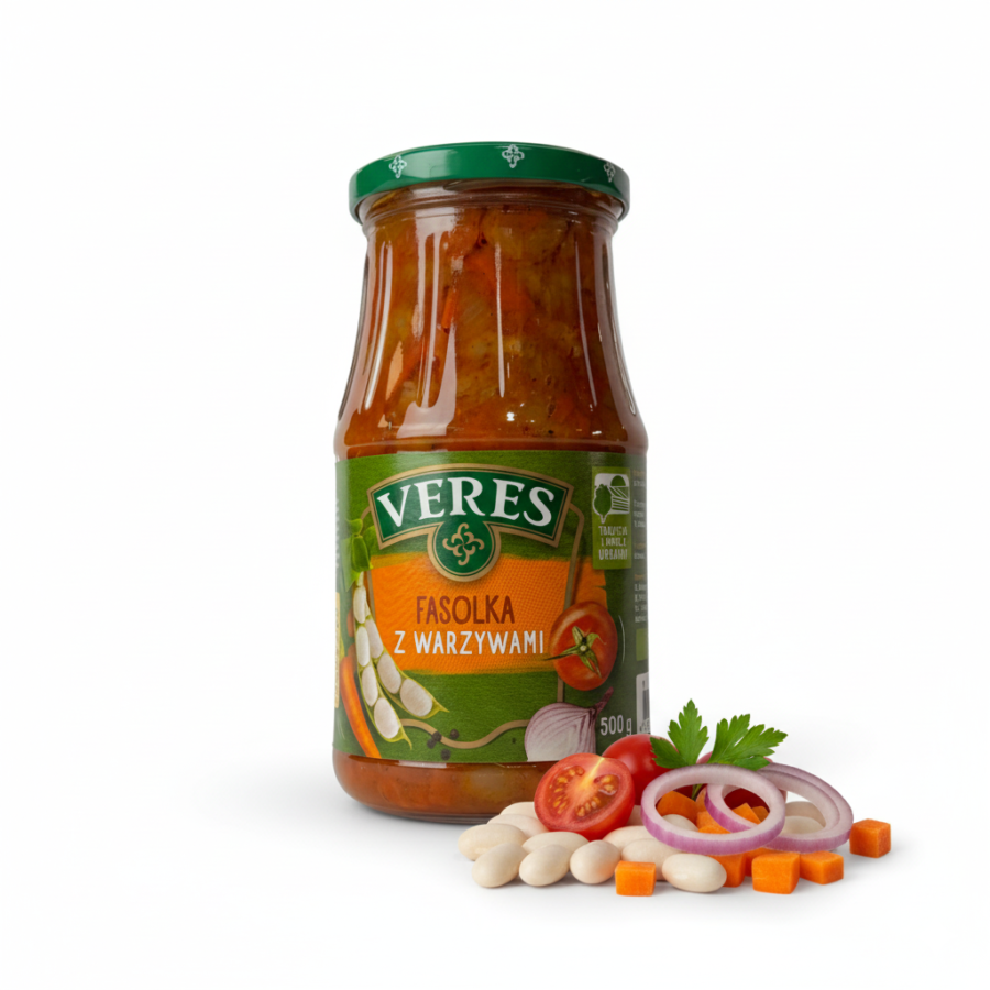 Fasola z warzywami "Veres" 500g