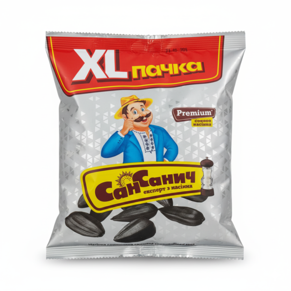 Насіння соняшника "San Sanycz" Преміум смажене солоне 170г