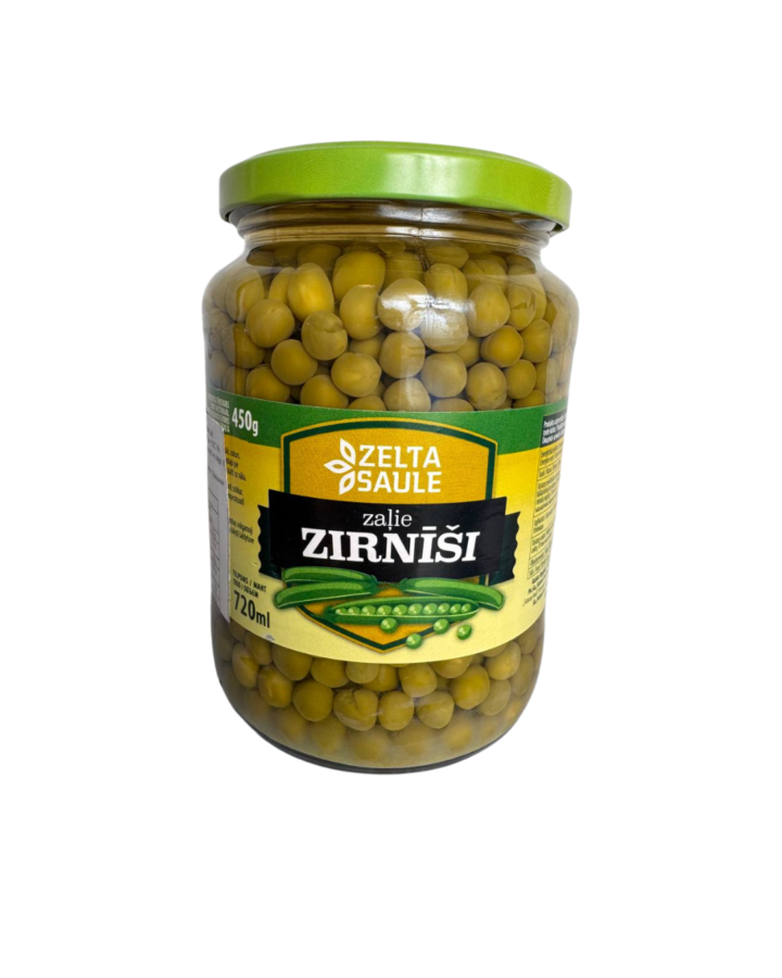 Горошок консервований Zelta Saule 720г